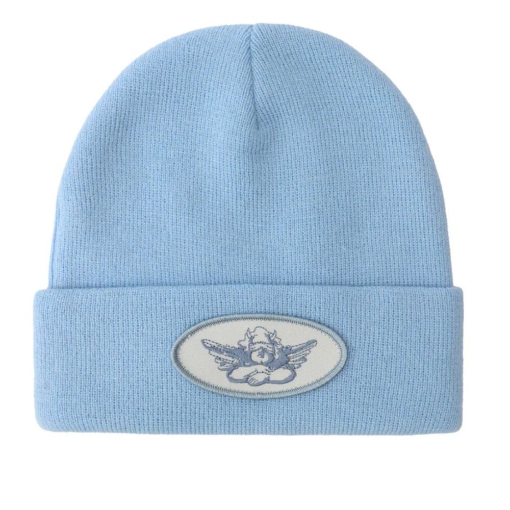 Boys Lie "Don't Test Me Beanie" in Powder Blue NWT
